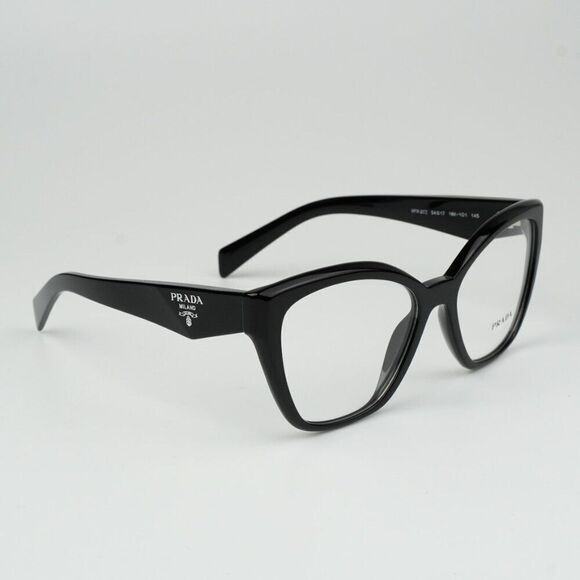 NEW Prada PR20ZV 16K1O1 Black Women Cat Eye Eyeglasses PR 20ZV - Picture 5 of 10
